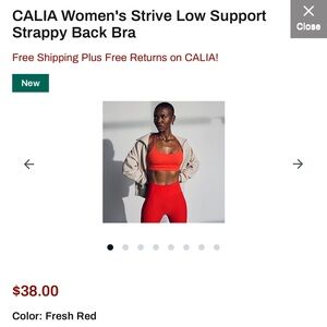 Essentials Fresh Red Ribbed Activewear Set